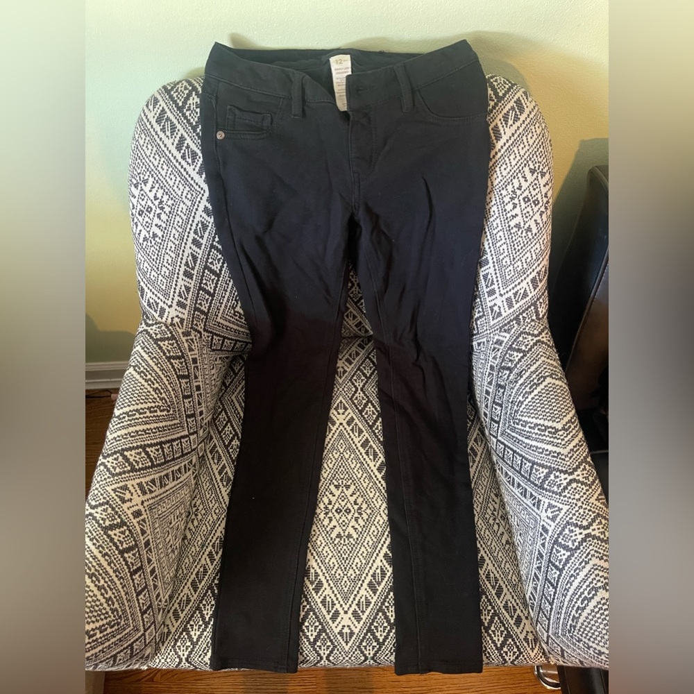 Girls size 12 stretch pants